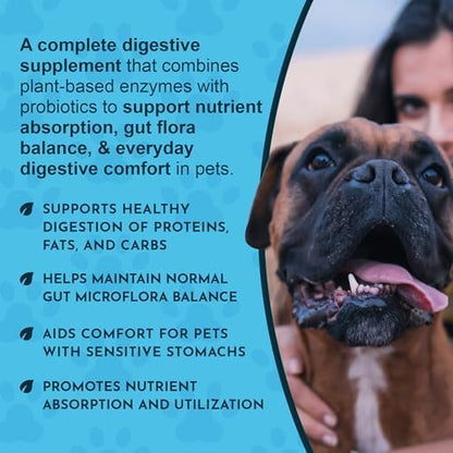 Animal Essentials Plant Enzyme & Probiotics, Plant Based - 3.5 Oz