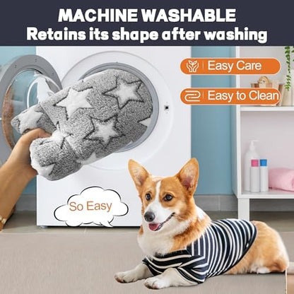 Dog Bed Mat – Soft & Comfortable Dog Kennel Pad for Crate – Durable Crate Bed & Mat for Dogs & Cats – Ideal for Crate, Kennel, and Home Use (Pack of 2)