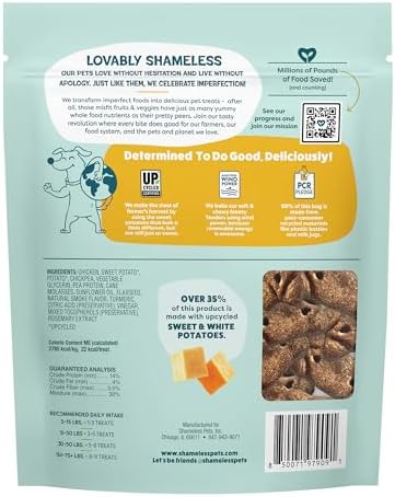 Shameless Pets Cheeky Chicken Meaty Tenders, Soft Dog Treats, 1.5lb