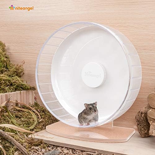 Niteangel Super-Silent Hamster Exercise Wheels: Quiet 10 inch Running Wheel