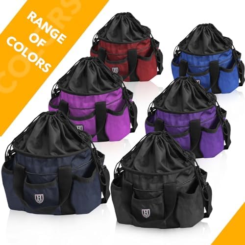 Harrison Howard Premium Horse Grooming Organizer Bag Horse Grooming Tote Bag-Deep Navy