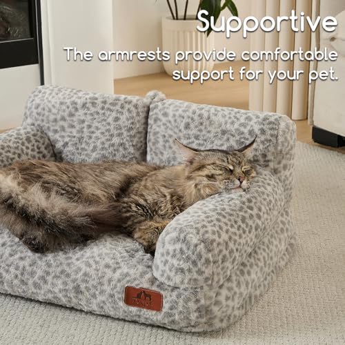 Hollypet Small Dog Large Cat Bed Puppy Couch Beds for Pets up to 25 lbs