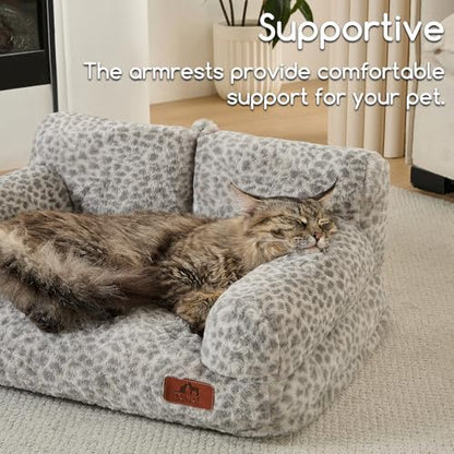 Hollypet Small Dog Large Cat Bed Puppy Couch Beds for Pets up to 25 lbs