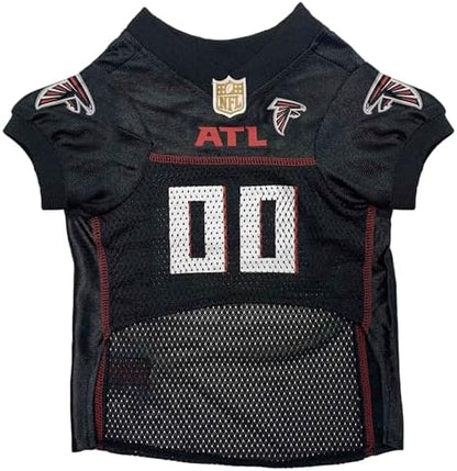 Pets First NFL Atlanta Falcons Dog Jersey, Size X-Small, Football Shirt Costume for Pet, Dog Sports T-Shirt, NFL Team Clothing for Cats, Licensed Pet Apparel Available in 7 Sizes and 32 Teams