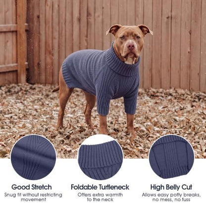 IECOii XXXL Dog Sweater,Warm Dog Sweaters for Extra Large Dogs Girl Boy