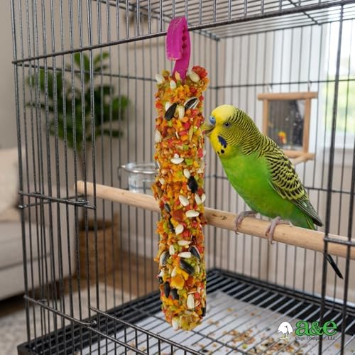 Vitapol Smakers 3-in-1 Treat Sticks for Parakeets, Egg Honey Fruit, 3 Pk