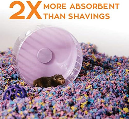 Carefresh Confetti Small Pet Bedding, 99% Dust-Free Natural Paper with Superior 10 Day Odor Control & Absorption for Guinea Pigs, Hamsters, 50L, (Pack May Vary) (L0410)