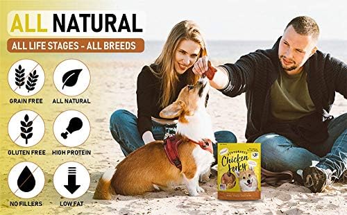 Chicken Whole Muscle 5 oz Rugged Bite Dog Jerky | Human Grade | High Protein