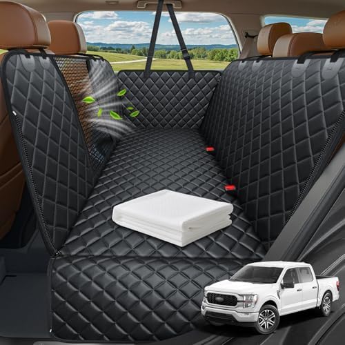 URPOWER XL Dog Seat Cover for Full-Size Truck Back Seat, Waterproof Hammock