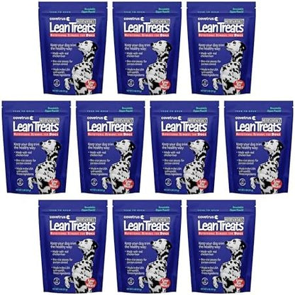 Covetrus Nutrisential Lean Treats for Dogs - Small, Medium & Large Dogs (K9) - Nutritional Low Fat, Bite-Size - Soft Chicken Flavor - 10 Pack - 4oz