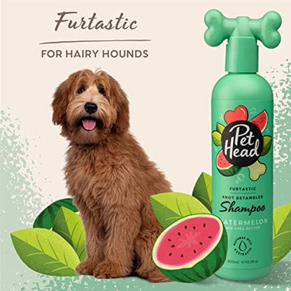 Pet Head Furtastic Dog Shampoo | Watermelon Scent | 16 fl. oz.