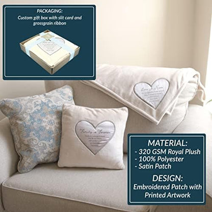 Pavilion Gift Company - Love You Niece - 50" x 60" Royal Plush Neutral Colored Couch Bed Throw Blanket Birthday Gift from Aunt Uncle