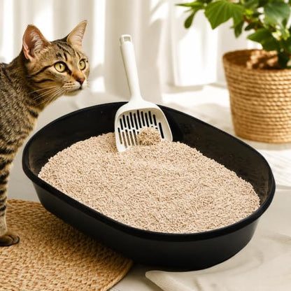 I AM TOFU - Tofu Cat Litter, Low Dust Lightweight Clumping Litter with Odor Control (10 LBS, Original)