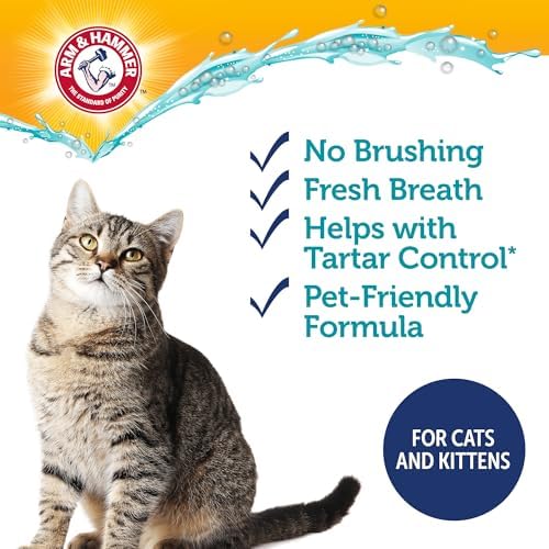 Arm & Hammer Complete Care Cat Dental Water Additive, 8 Fl Oz, 2-Pack
