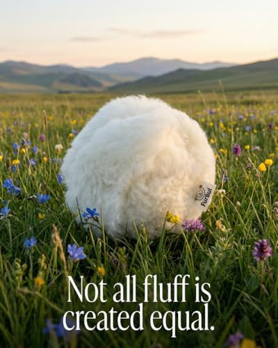 Real Sheepskin Snuggle Ball for Dogs