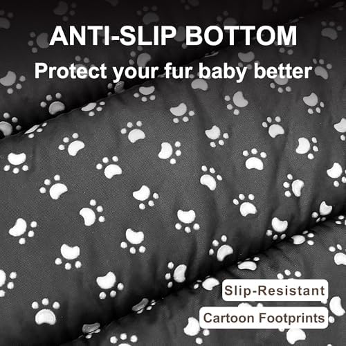 Dog Bed Mat, Reversible Dog Crate Pad with Washable Kennel Mat and Soft Foam, Flat Pet Bed for Dogs & Cats, for Crates Carriers & Travel (Dark Brown, 34" L*20" W*1.5" Th)