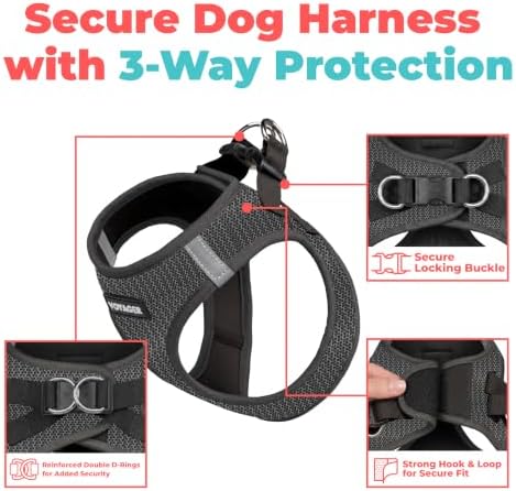 Voyager Step-in Air Dog Vest Harness - Gray 2-Tone, X-Large