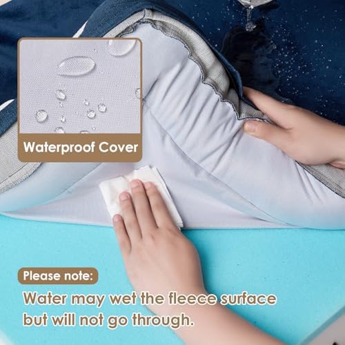 EHEYCIGA Orthopedic Dog Bed Medium Size Dog, Waterproof Washable Pet Beds