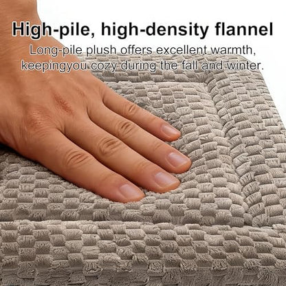 Dog Bed Mat – Soft & Comfortable Dog Kennel Pad for Crate – Durable Crate Bed & Mat for Dogs & Cats (Light Gray, XS(18"*14"*1.5"))