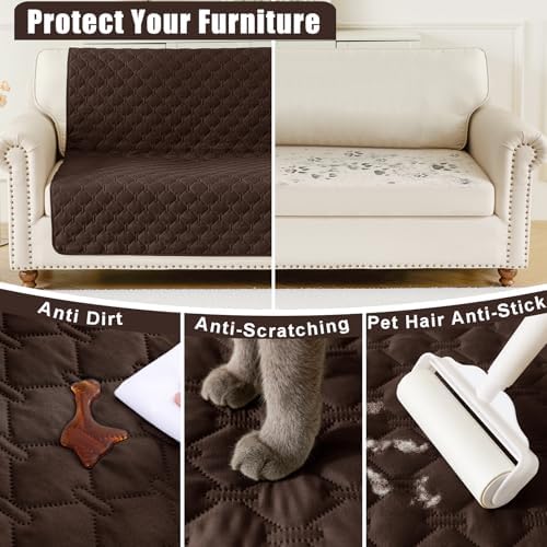 Smiry Waterproof Dog Bed Cover Blanket, Reversible Pet Blanket