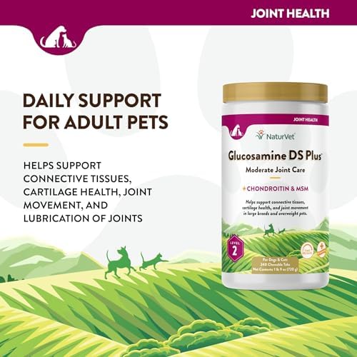 NaturVet Moderate Joint Care with Chondroitin & MSM, Dogs & Cats, 240ct