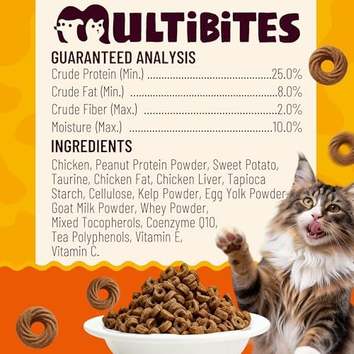 9 oz Taurine Cat Treats Chicken Flavor Immune Support & Training