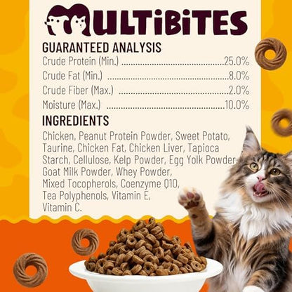 9 oz Taurine Cat Treats Chicken Flavor Immune Support & Training
