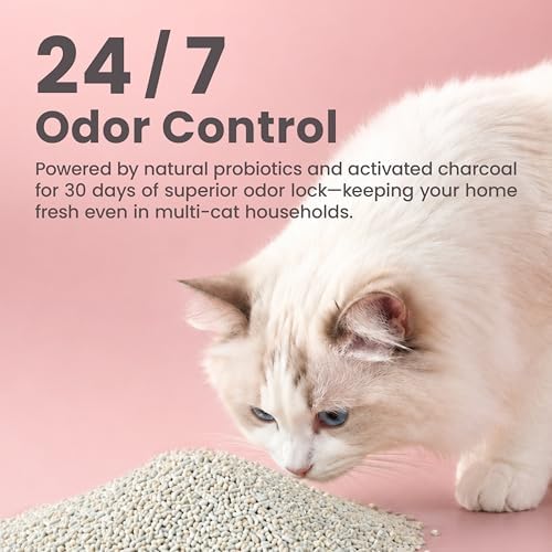 Lady N Pellet Tofu Cat Litter, Boba Tea Combo, Strong Clumping 18lb