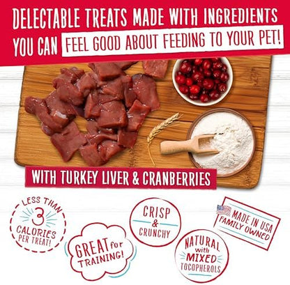 Charlee Bear Original Dog Training Treats, Turkey Liver & Cranberry, 16 oz