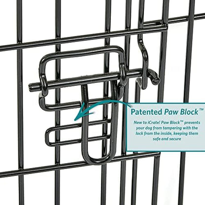 Midwest 24-Inch Double Door iCrate, for Small Breeds, 12-20 lbs