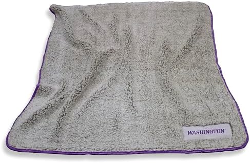 Logo Brands Officially Licensed NCAA Unisex Frosty Fleece Blanket, One Size, Team Color
