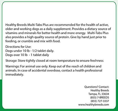Healthy Breeds Labrador Retriever Multi-Tabs Plus Chewable Tablets 180 Count