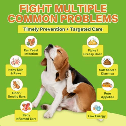 puyrzoe Natural Yeast Infection Treatment for Dogs, Yeast Treatment for Dog