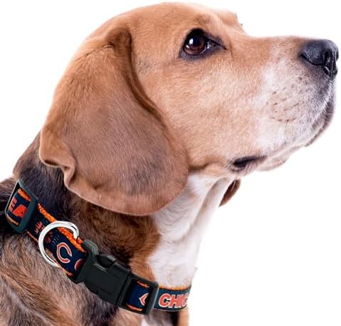 Pets First NFL Chicago Cubs Licensed PET COLLAR, Extra Large - Heavy-Duty, Strong, and Durable Dog Collar. Available in 31 Football Teams and 4 Sizes