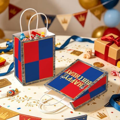 16Pcs Medieval Birthday Party Favor Bags Medieval Knight Goodie Bags