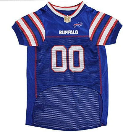 Pets First NFL AFC East Mesh Jersey for Dogs, Small, Buffalo Bills