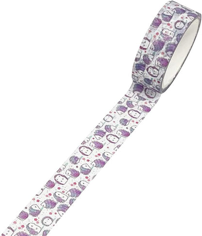 allydrew Washi Masking Tape, 15mm x 5M, Hedgehogs