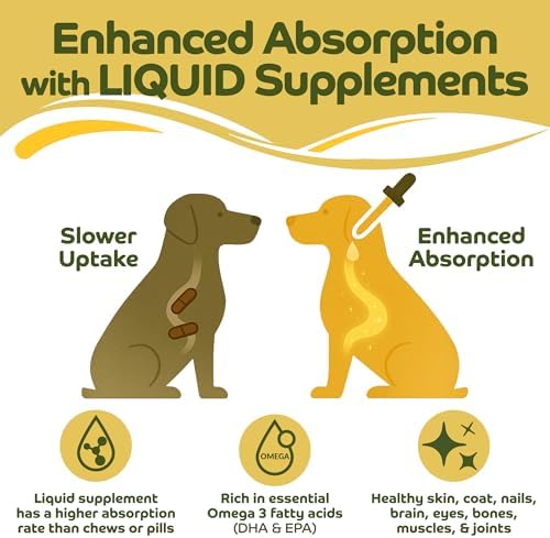 HAPPY JACK Cod Liver Fish Oil for Dogs, 16 oz