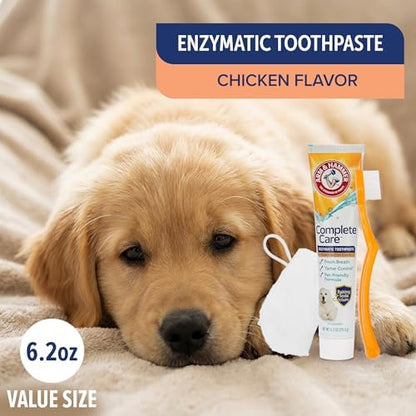 Arm & Hammer Complete Care Puppy Dental Kit, Peanut Butter Flavor, 2.5 Oz