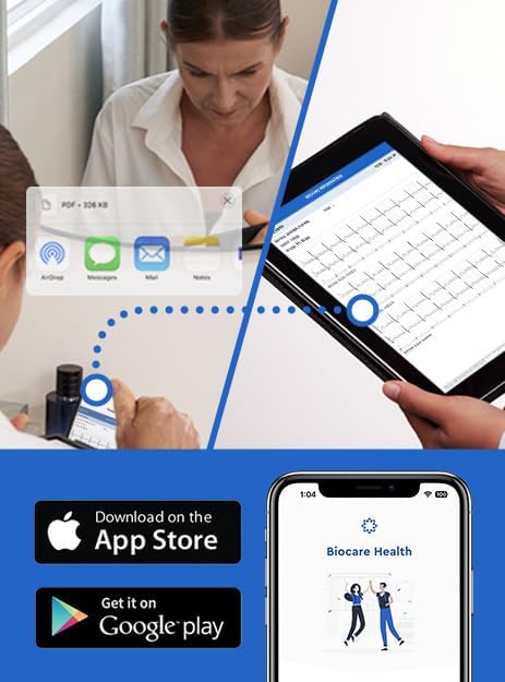 Bioheart | 24/7 Continuous Heart Monitor | No Prescription Needed | Smart Wearable | Chest Strap | One Month Subscription Included