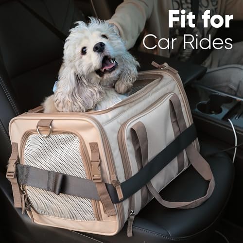 FUKUMARU Expandable Cat Carrier Large, Soft Pet Carrier Airline Approved