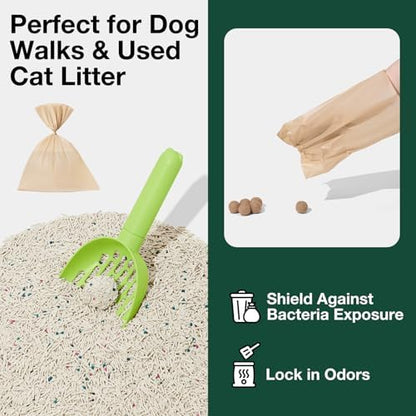 VETRESKA Dog Poop Bags, 300 Counts, Leak Proof, Extra Thick and Large