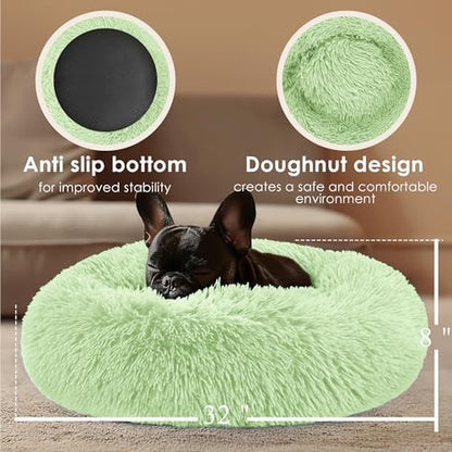 Dog Beds Large Sized Dog and Cats, 32in Pet Beds for Large Pet (Green)