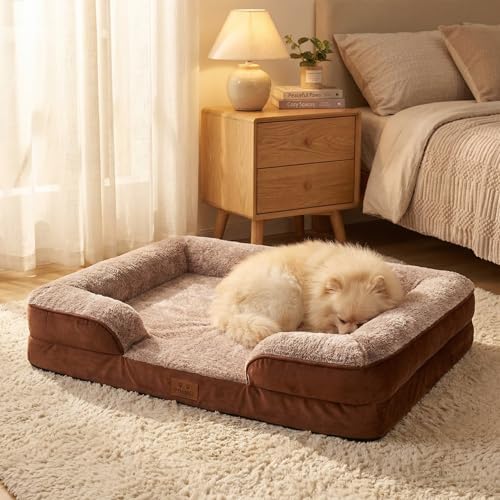Orthopedic Dog Bed Medium Size Dog, Memory Foam Dog Bed Couch, 30" L