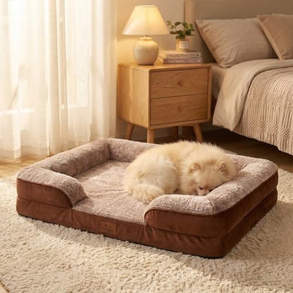 Orthopedic Dog Bed Medium Size Dog, Memory Foam Dog Bed Couch, 30" L