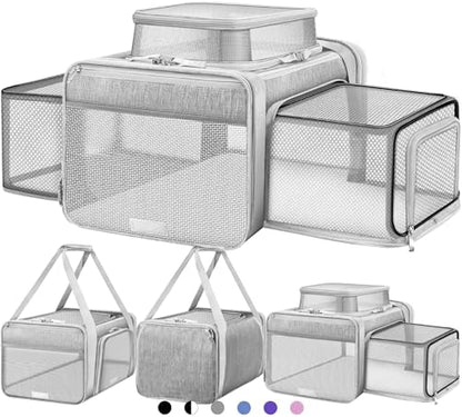 Top and 2 Sides Expandable Pet Carrier 17x11x9.5 TSA Airline Approved
