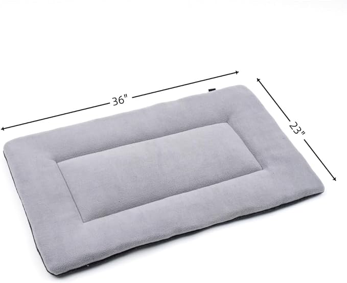 Pet Bed Crate Pad 36" Kennel Pad Machine Washable Entire Dog Crate Beds Double Sided Pet Mat