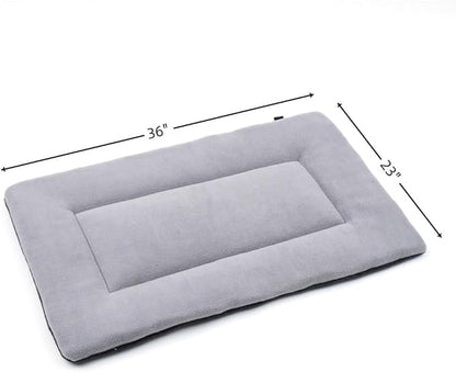 Pet Bed Crate Pad 36" Kennel Pad Machine Washable Entire Dog Crate Beds Double Sided Pet Mat
