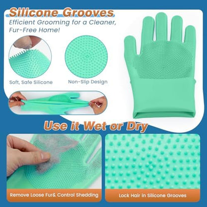 Pet Grooming Kit & Bath Supplies for Dogs, Cats -