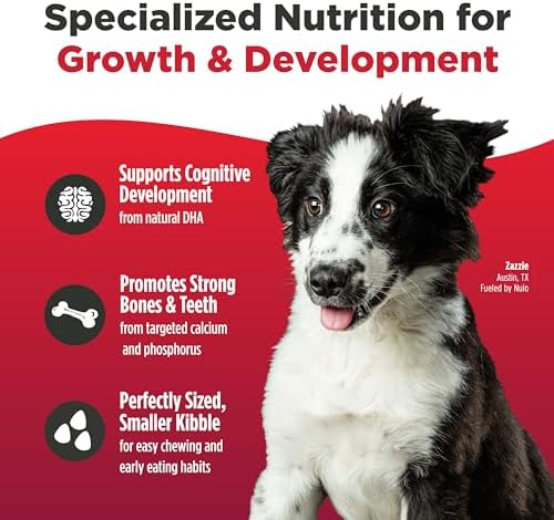 Nulo Freestyle Puppy Food - Turkey & Sweet Potato, Grain Free Dog Food Dry for Puppies, Natural, High Protein Kibble with Probiotics, DHA & Omega 3 Fatty Acids for Small and Medium Breeds, 26lb Bag